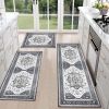 Boho Kitchen Rug Sets 3 Piece with Runner Non Slip Kitchen Rugs and Mats Washable Kitchen Mats for Floor Thick Kitchen Floor Mat Carpet Runner Rugs fo