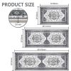 Boho Kitchen Rug Sets 3 Piece with Runner Non Slip Kitchen Rugs and Mats Washable Kitchen Mats for Floor Thick Kitchen Floor Mat Carpet Runner Rugs fo