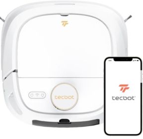 Tecbot M1 Self-Rinsing Laser Robot Vacuum Cleaner Mop with LDS + SLAM Navigation 4000 PA